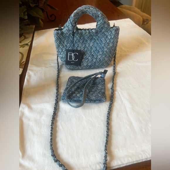 BC MINI WOVEN HOBO BAG - LIGHT DENIM - Picture 2 of 10